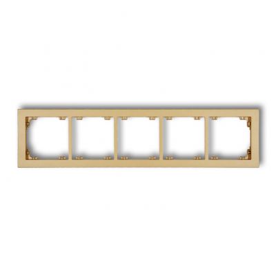 KARLIK DECO Ramka pięciokrotna z tworzywa złoty 29DR-5 (29DR-5)