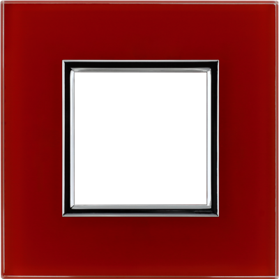 DANTE Ramka pojedyncza szkło RED GLASS (4510181)