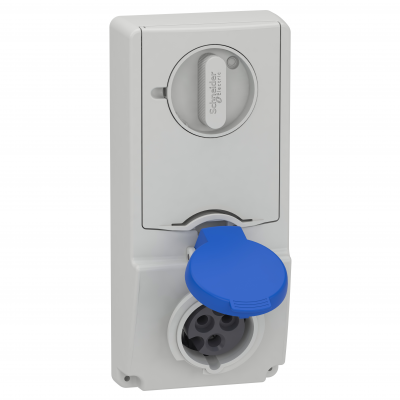 Gniazdo Pratika 200/250V 16A 2P+Z IP44 82131 SCHNEIDER (82131)