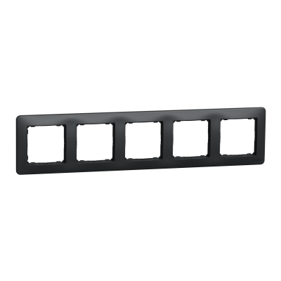 Sedna Design & Elements Ramka pięciokrotna czarny antracyt SDD314805 SCHNEIDER (SDD314805)