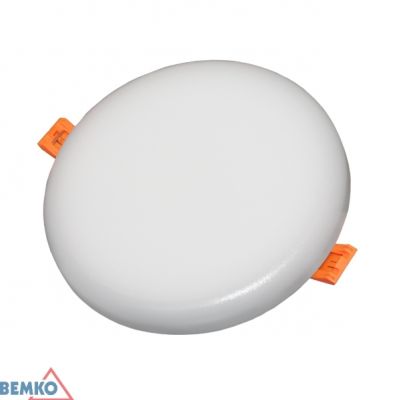 OPRAWA DOWNLIGHT LED WALED 26W 4000K 2220LM IP66/IP20 PF>0.9 215x20MM OKRĄGŁA BIAŁA BEMKO (C70-DLW-R215-260-4K-WH)