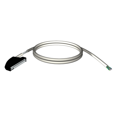 Modicon X80 ekranowany zestaw kablowy złącze 40 pin 1 x luźne końcówki do modułów wejść/wyjść X80 5 m BMXFCW501S SCHNEIDER (BMXFCW501S)