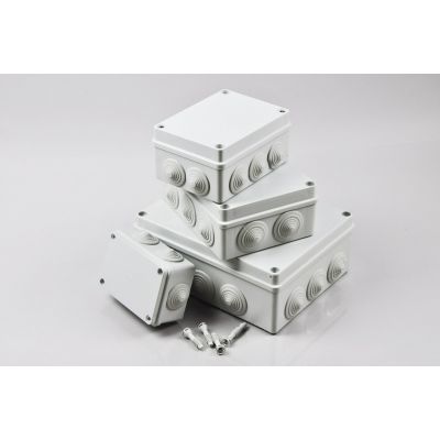 Puszka natynkowa 120x80x50, 6 dławików, IP65 S-BOX 206 PAWBOL (S-BOX 206)