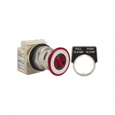 Harmony 9001K Przycisk 600VAC 10A 30mm T K 9001KR8P1RH25 SCHNEIDER (9001KR8P1RH25)