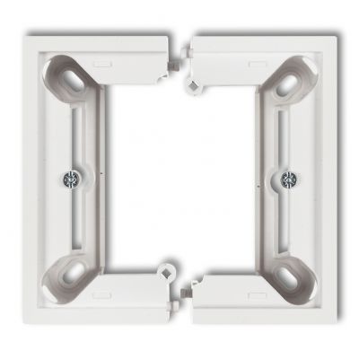 KARLIK DECO / MINI Puszka natynkowa pojedyncza, składana DECO, MINI biały mat 25DPU-1 (25DPU-1)
