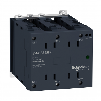 Harmony Relay Przekaźnik półprzewodnikowy montaż na szynie DIN wejście 4/32VDC wyjście 48/600VAC 25A rdm SSM3A325BDR SCHNEIDER (SSM3A325BDR)