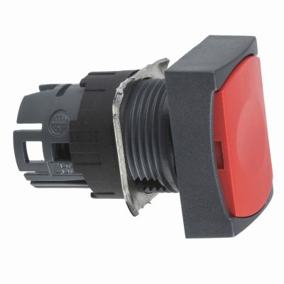 Harmony XB6 Przycisk płaski czerwony z samopowrotem bez podświetlenia plastikowy prostokątny ZB6DA4 SCHNEIDER (ZB6DA4)