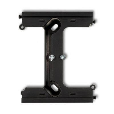 KARLIK DECO / MINI Moduł rozszerzający puszkę natynkową pojedynczą, składaną do ramek wielokrotnych DECO, MINI czarny mat 12DPU-2 (12DPU-2)