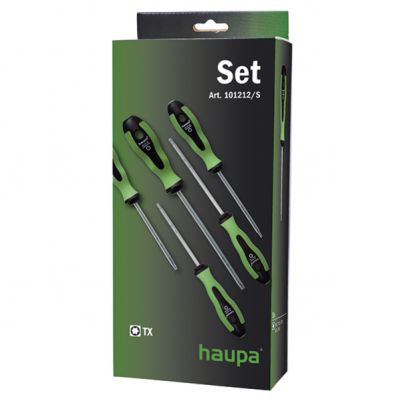 Zestaw śrubokrętów z otworem 2 K  Tx10-30 101212/S HAUPA (101212/S)