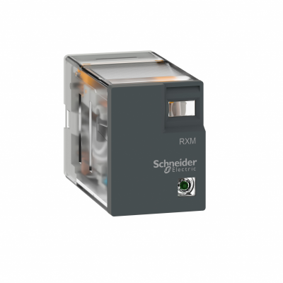 Zelio Relay Przekaźnik miniaturowy 4L LED 24V DC 3A 4 styki C/O RXM4LB2BD SCHNEIDER (RXM4LB2BD)