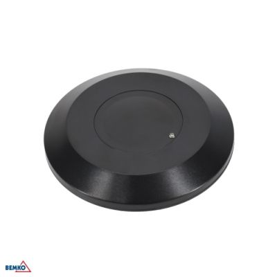 CZUJNIK MIKROFALOWY 800W 360* IP20 OKRĄGŁY CZARNY PŁASKI BEMKO (B52-SES60BL-A)