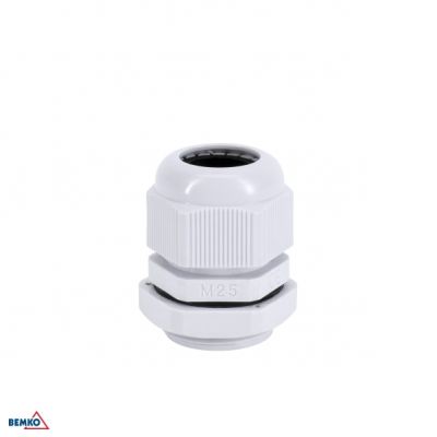 DŁAWNICA KABLOWA SZARA M-25 (OPK. 20SZT.) BEMKO (E45-M-25-S/1)