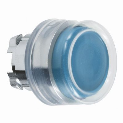 Harmony XB4 Przycisk płaski okapturzony niebieski z samopowrotem bez podświetlenia metalowy ZB4BP68 SCHNEIDER (ZB4BP68)