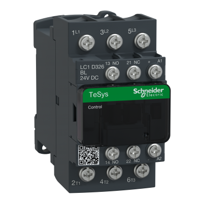 Stycznik mocy 32A 3P 24V DC 1Z 1R LC1D326BL SCHNEIDER (LC1D326BL)