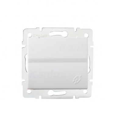 LOGI Gniazdo z uziemieniem IP44 Schuko śrubowy Biały 16A 250V 021230102 25086 KANLUX (25086)