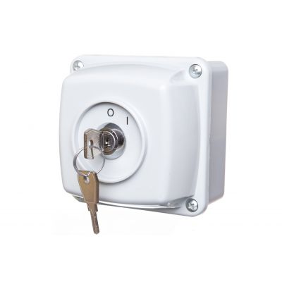 Łącznik krzywkowy 0-I 16A 3P załączany kluczykiem w obudowie IP44 Łuk E16-13z/z 951680 ELEKTROMET (951680)