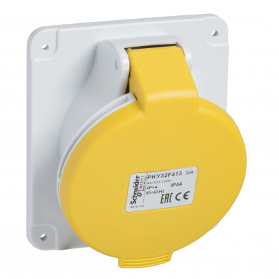 Gniazdo Pratika 32A 2P-E 100-130V IP44 50-60Hz PKY32F413 SCHNEIDER (PKY32F413)