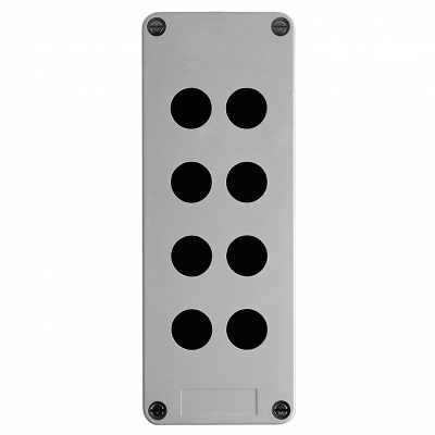 Harmony XAPS Pusta kaseta sterująca 8 otworów w 2 kolumnach fi22 szara 151x241mm plastikowa XAPA2108 SCHNEIDER (XAPA2108)