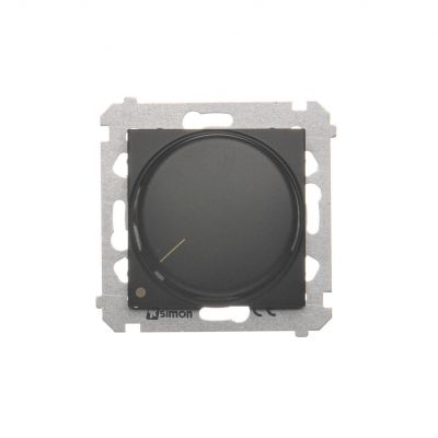 Simon 54 Ściemniacz obrotowy dwubiegunowy do LED ściemnialnych 230V 5-215W czarny *Wymagana instalacja 4-przewodowa DS9L2.01/49 KONTAKT (DS9L2.01/49)