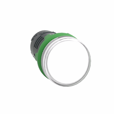 Harmony XB5 Monolityczny wskaźnik świetlny biały LED 110/120V AC plastikowy XB5EVG1 SCHNEIDER (XB5EVG1)