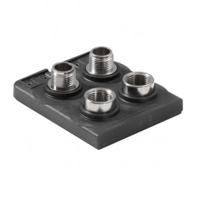WEIDMULLER SAI GHDE 4M12 2X1S1B obudowa (interfejsy czujnika-siłownika), PBT, PC, IP67, po całkowitym zmontowaniu 1246580000 /25szt./ (1246580000)