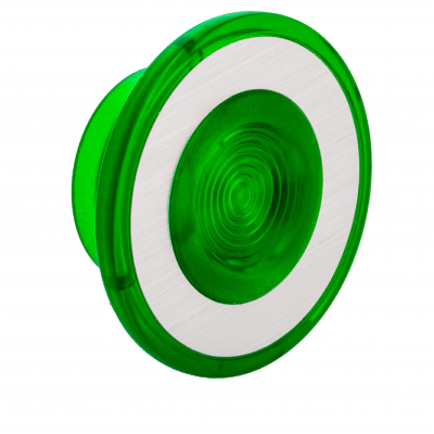 Harmony 9001K Grzybek dla podświetlanego przycisku 41mm zielony otwór 30mm 9001G22 SCHNEIDER (9001G22)