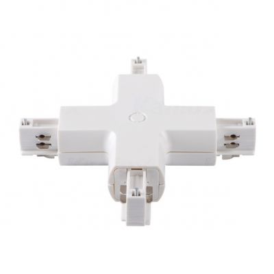 Elementy systemu szynowego TEAR (łącznik X) TEAR PR-X-WH 22591 KANLUX (22591)