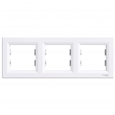 Asfora ramka potrójna 3-krotna pozioma biały EPH5800321 SCHNEIDER (EPH5800321)