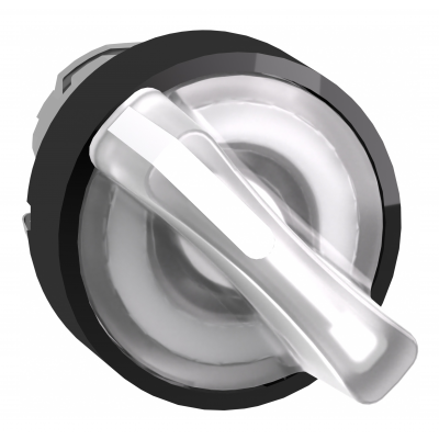 Harmony XB4 Przełącznik 2 położeniowy fi22 biały stabilny LED metalowy okrągły ZB4BK12137 SCHNEIDER (ZB4BK12137)