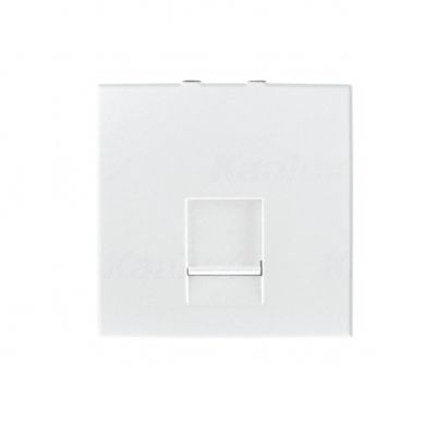BIURO Gniazdo komputerowe pojedyncze (RJ45Cat 6) m45 białe 25334 KANLUX (25334)