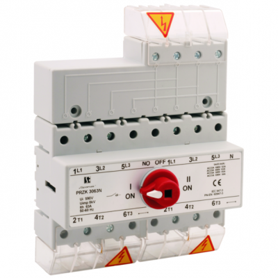 Przełącznik zasilania sieć-agregat 4P 80A PRZK-4080W02 SPAMEL (PRZK-4080W02)