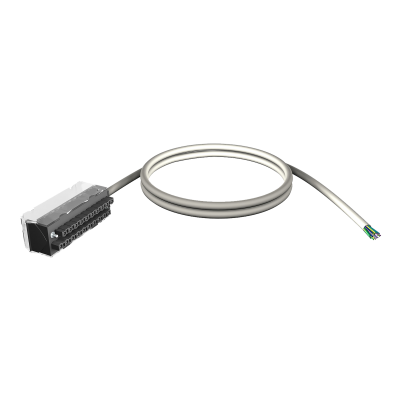 Modicon X80 ekranowany zestaw kablowy złącze 20 pin 1 x luźne końcówki do modułów wejść/wyjść X80 5 m BMXFTW501S SCHNEIDER (BMXFTW501S)