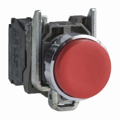 Harmony XB4 Przycisk wystający czerwony metalowy XB4BL42 SCHNEIDER (XB4BL42)