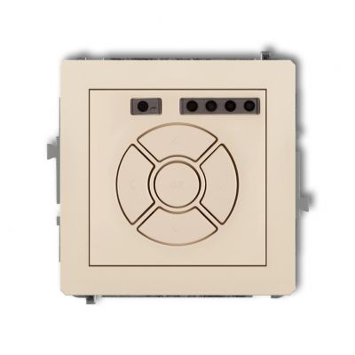 KARLIK DECO Elektroniczny sterownik rolety (przycisk strefowy) beżowy 1DSR-5 (1DSR-5)