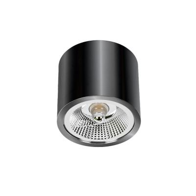 CHLOE AR111 Metalica IP20 okrągła czarny chrom nieruchoma  SLIP005029 Spectrum Led (SLIP005029)