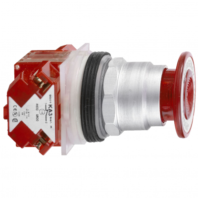 PRZYCISK GRZYB.PLAS N/C PUSH PULL CZERWO 9001KR9R21H6 SCHNEIDER (9001KR9R21H6)