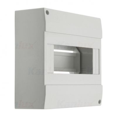 DB108W 1X8P/SM Rozdzielnica natynkowa 1x8 plastikowa IP30 3852 KANLUX (3852)
