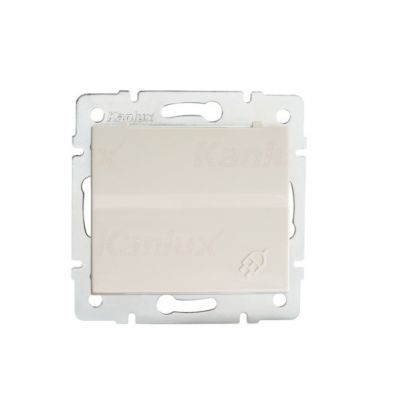 LOGI Gniazdo z uziemieniem IP44 Schuko śrubowe kremowe 16A 250V 021230103 25146 KANLUX (25146)