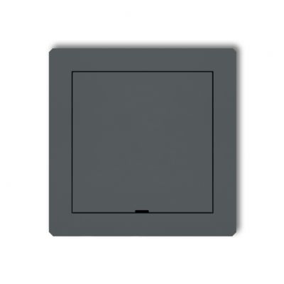 KARLIK Ramka pośrednia z zaślepką, grafitowy mat, 28DRPZ (28DRPZ)