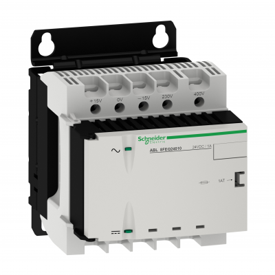 Phaseo zasilacz prostujący i filtrujący 1 lub 2 fazowy 400 V AC 24 V 1 A ABL8FEQ24010 SCHNEIDER (ABL8FEQ24010)
