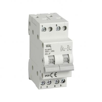  Przełącznik instalacyjny 2P 40A KCS-40A/2P IDEAL KANLUX (23256)
