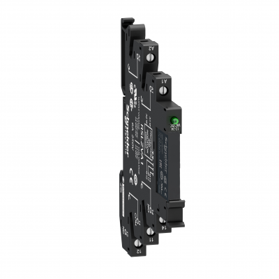 Zelio Relay Przekaźnik interfejsowy LED 1C/O 6A 24V AC/DC RSL1PVBU SCHNEIDER (RSL1PVBU)