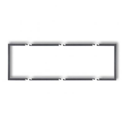 KARLIK Ramka wypełniająca potrójna DECO grafitowy 11DRW-3 (11DRW-3)