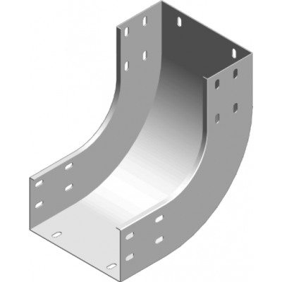 Łuk wewnętrzny 90° 500x100mm Grubość 2,00 mm LZWC500H100 311950 BAKS (311950)