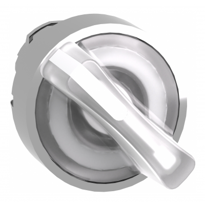 Harmony XB4 Przełącznik 2 położeniowy LED biały metalowy ZB4BK1213 SCHNEIDER (ZB4BK1213)
