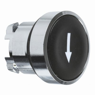 Harmony XB4 Przycisk płaski metalowego czarna z oznaczeniem ZB4BA335 SCHNEIDER (ZB4BA335)