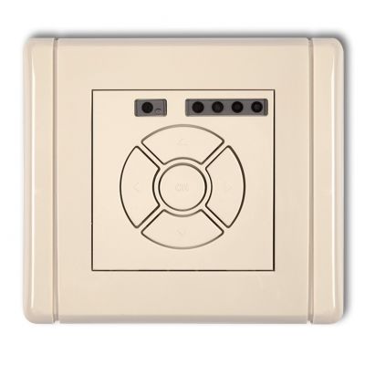 KARLIK FLEXI Elektroniczny sterownik roletowy (przycisk strefowy) beżowy 1FSR-5 (1FSR-5)