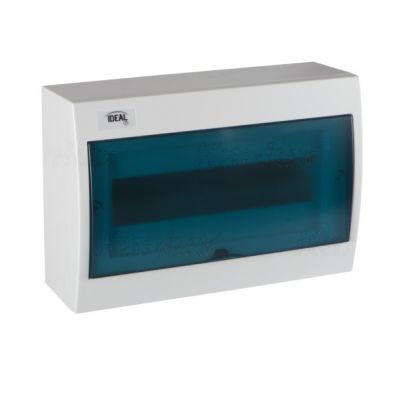 KDB-S12T Rozdzielnica natynkowa 1x12 plastikowa IP30 23612 KANLUX (23612)