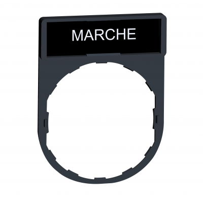 Harmony XB4 Ramka 30X40mm do mocowania etykiet o wymiarach 8X27mm /MARCHE/ ZBY2103 SCHNEIDER (ZBY2103)