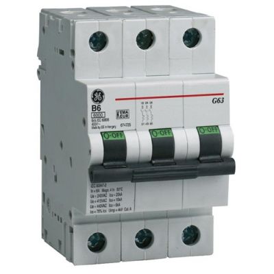  Wyłącznik nadprądowy 3P C 4A 6kA AC G63C04 (674648)